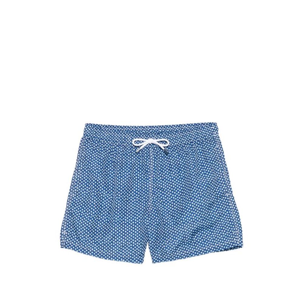Fedeli Blue Beachwear - Swim Shorts Men